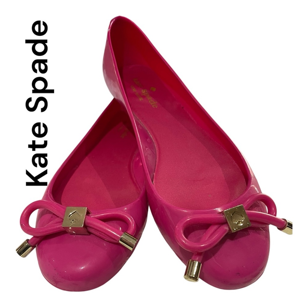 Vibrant Pink Flats w/Bow